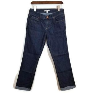 CAbi Jeans #334 Dark Wash Straight Leg Size 4